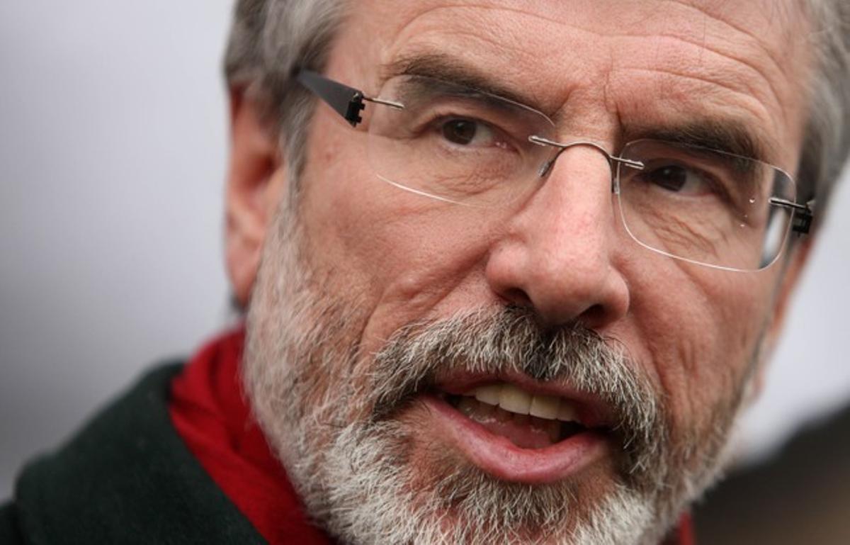 El president del Sinn Féin, Gerry Adams 