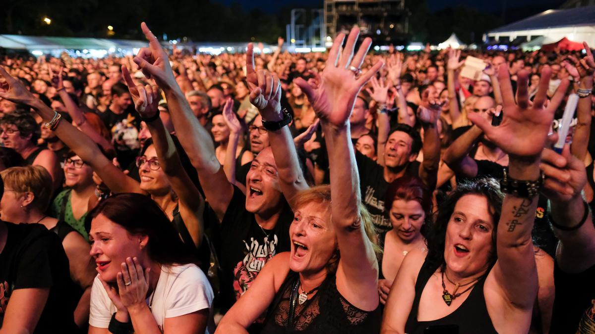 Primer día del Festival Leyendas del Rock de Villena en agosto de 2019.