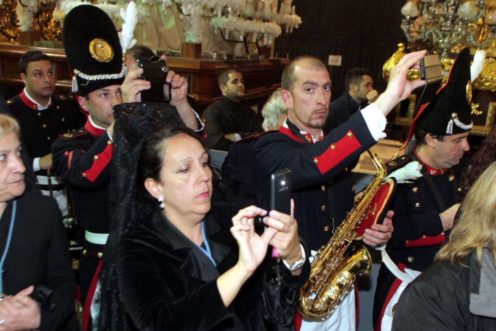 La lluvia obliga a suspender la procesión de la Piedad