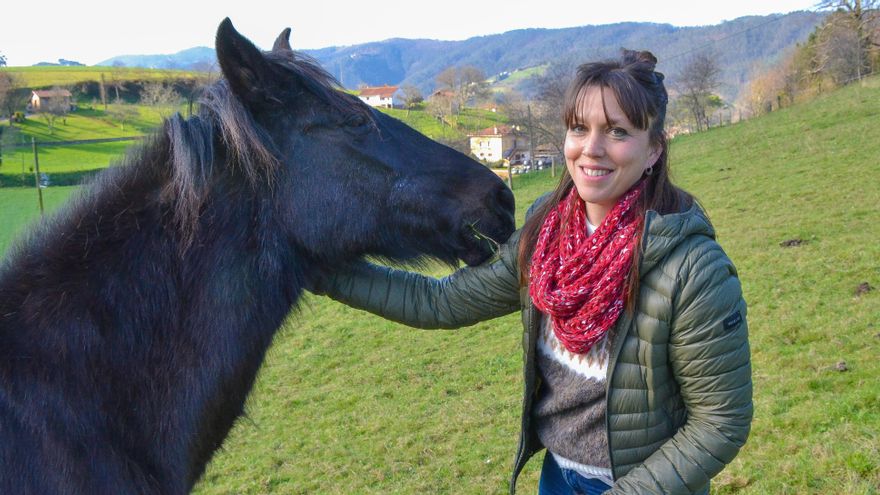 Caballos que sanan el alma en San Martín de Luiña