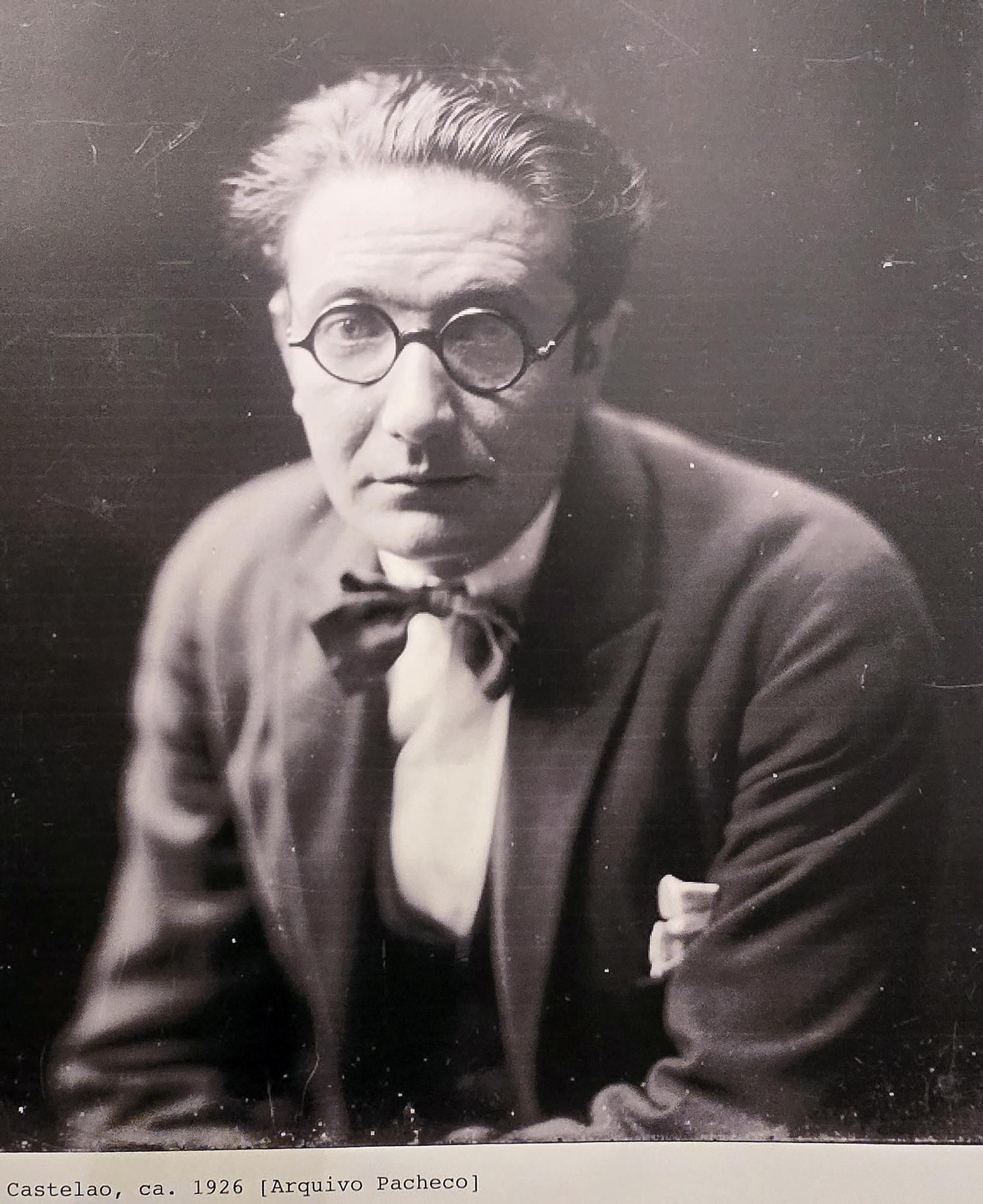 Exposición «Impresións de Castelao en Vigo» na Pinacoteca