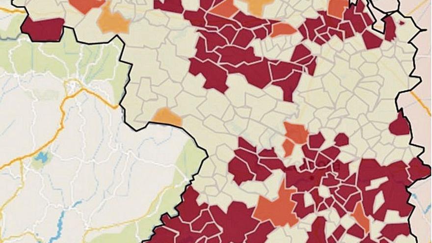 Las 88 localidades de Zamora con coronavirus.