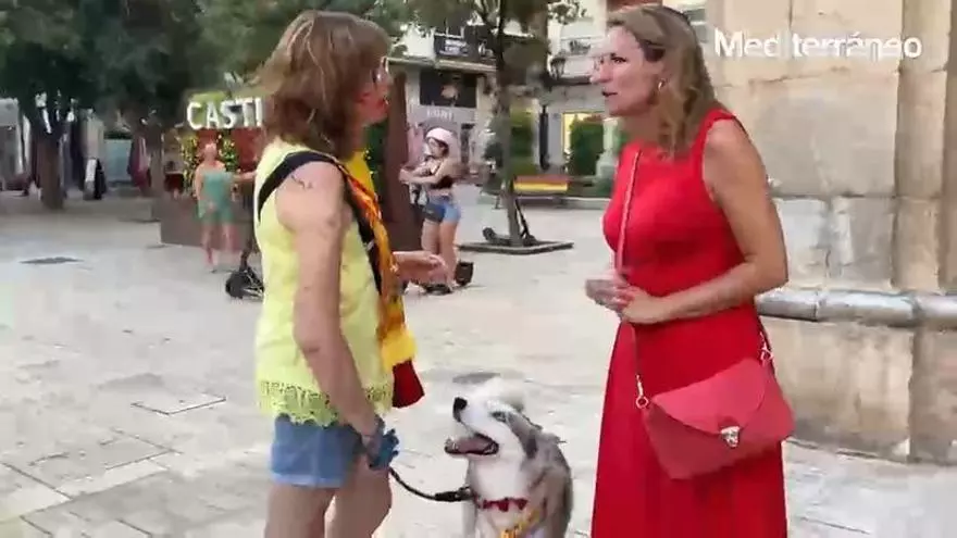 El Francia-España, desde la Plaza Mayor de Castelló