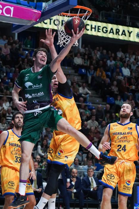 Partido del Unicaja - Gran Canaria Herbalife en el Martín Carpena.