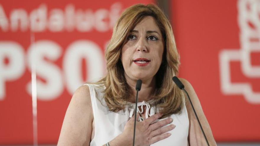 Susana Díaz apunta ya líneas rojas a Sánchez:&quot;La Constitución sigue plenamente vigente&quot;