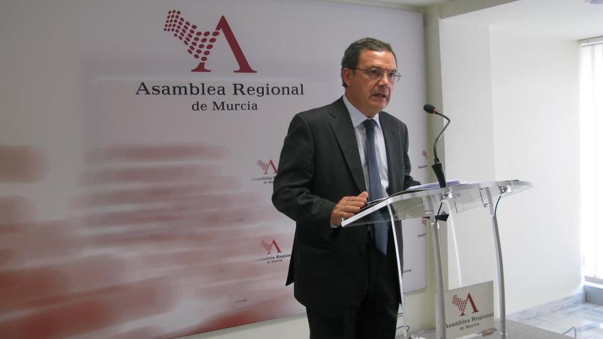 Diego Martínez Rafecas, jefe de la Inspección de Trabajo, durante una comparecencia en la Asamblea.