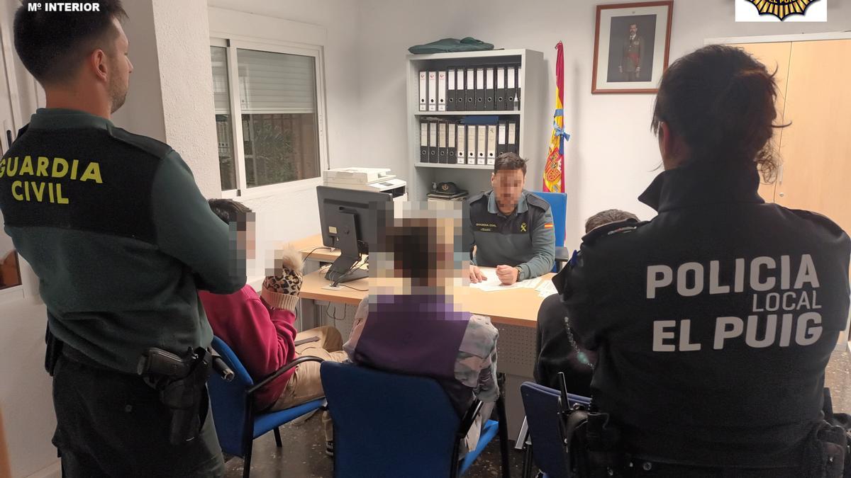 Tres detenidos por falsificar recetas médicas en El Puig.