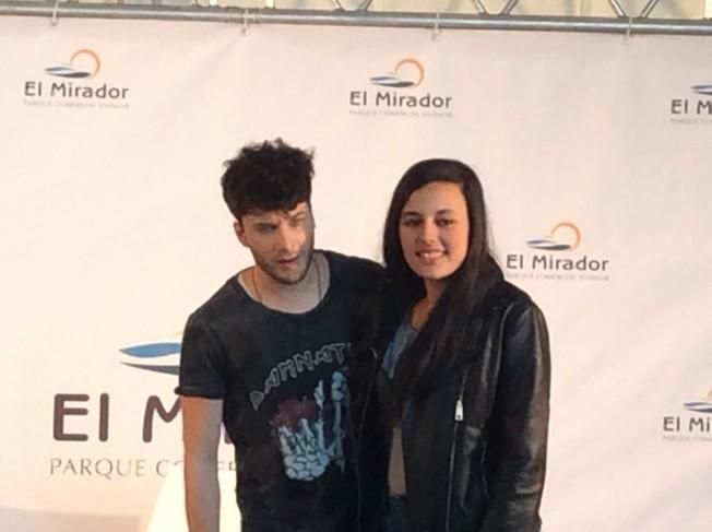 Blas Cantó, en el Centro Comercial El Mirador