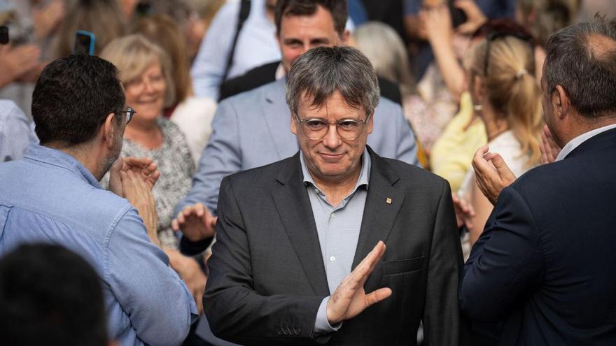 Puigdemont acusa al juez Aguirre de &quot;subvertir el Estado de Derecho&quot; al presumir de haber tumbado la amnistía