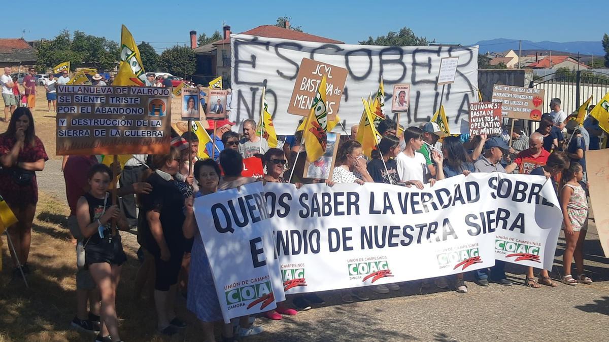 Manifestación convocada por COAG, hoy sábado en Boya