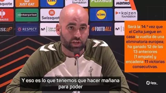 Giráldez: "Tenemos que estar convencidos hasta el último minuto de que somos capaces"
