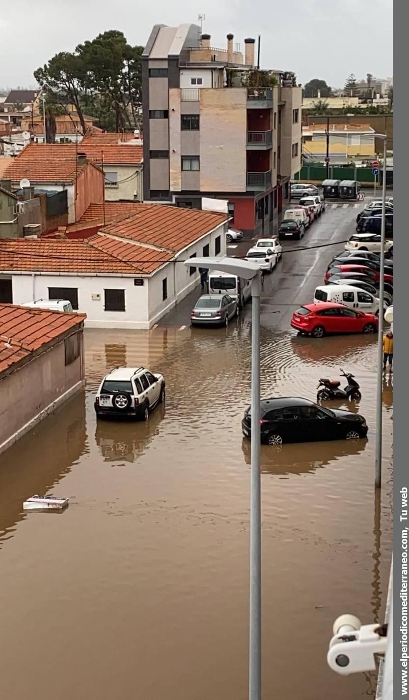 La imágenes más impactantes de la lluvia en Castellón