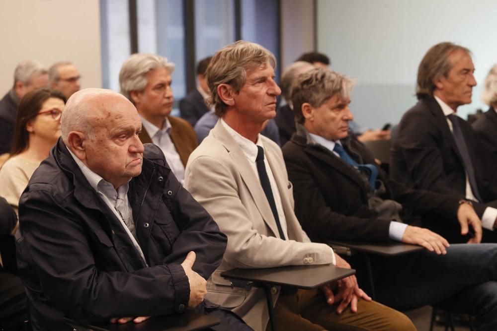 Roberto Gil, Carlos Soler, Jaume y Angulo en el Forum Centenario Caixabank