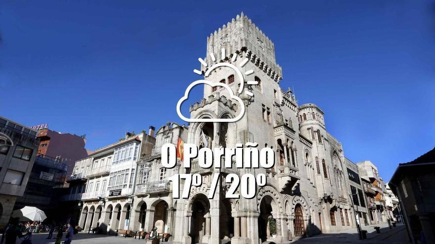 El tiempo en O Porriño: previsión meteorológica para hoy, jueves 28 de mayo