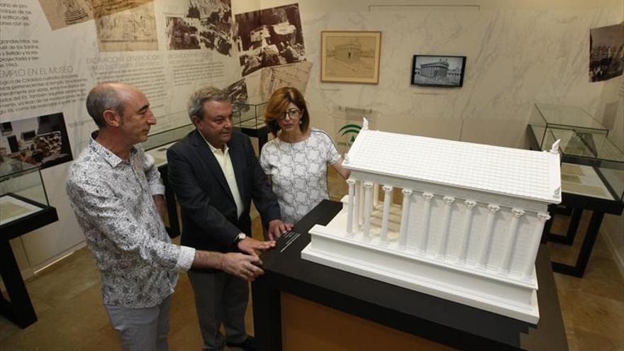 El Museo Arqueológico acoge una exposición sobre el Templo Romano