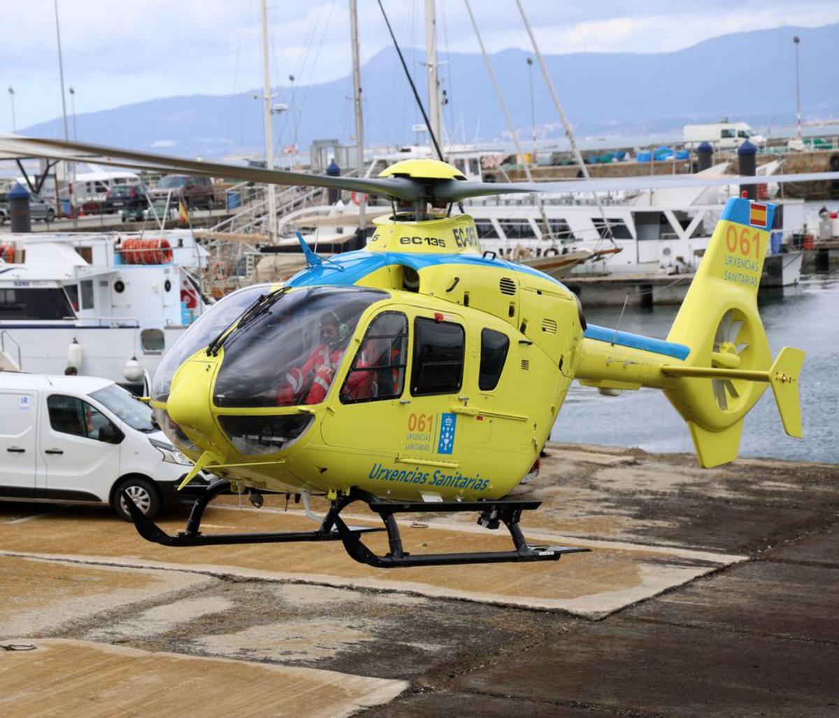 El helicóptero ya no llegó a tiempo para el traslado. | Noé Parga