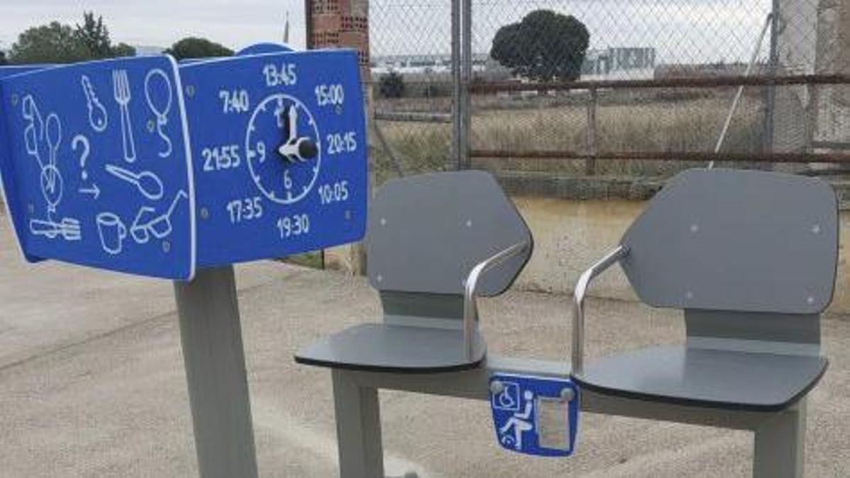Máquinas de ejercicio al aire libre.