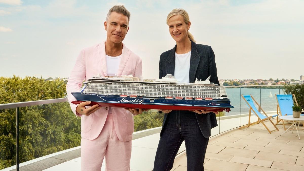 Robbie Williams es el embajador de este crucero, que se bautizará en Málaga.