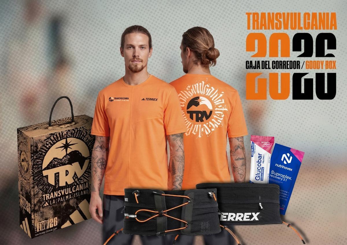 Caja del corredor de la Transvulcania 2026