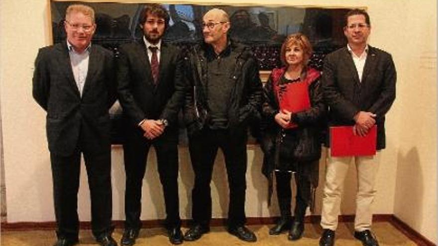 Juli Fernàndez, Joan Torras, Salvador Sunyer, Glòria Bosch, i Jordi Cordón.