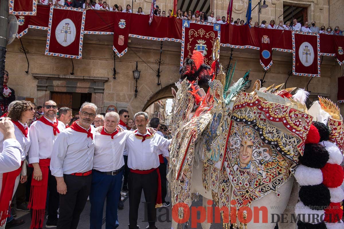 Recorrido Caballos del Vino día dos de mayo en Caravaca