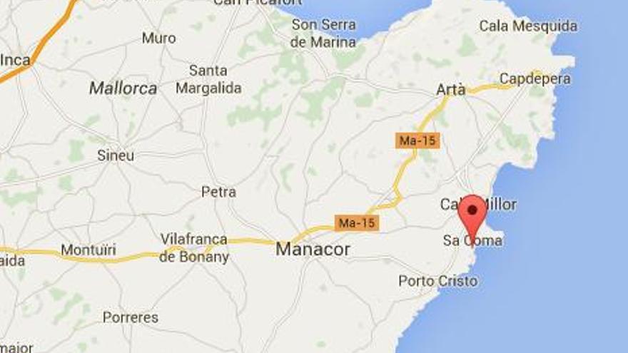 Der Ort s&#039;Illot liegt an der Ostküste Mallorcas.