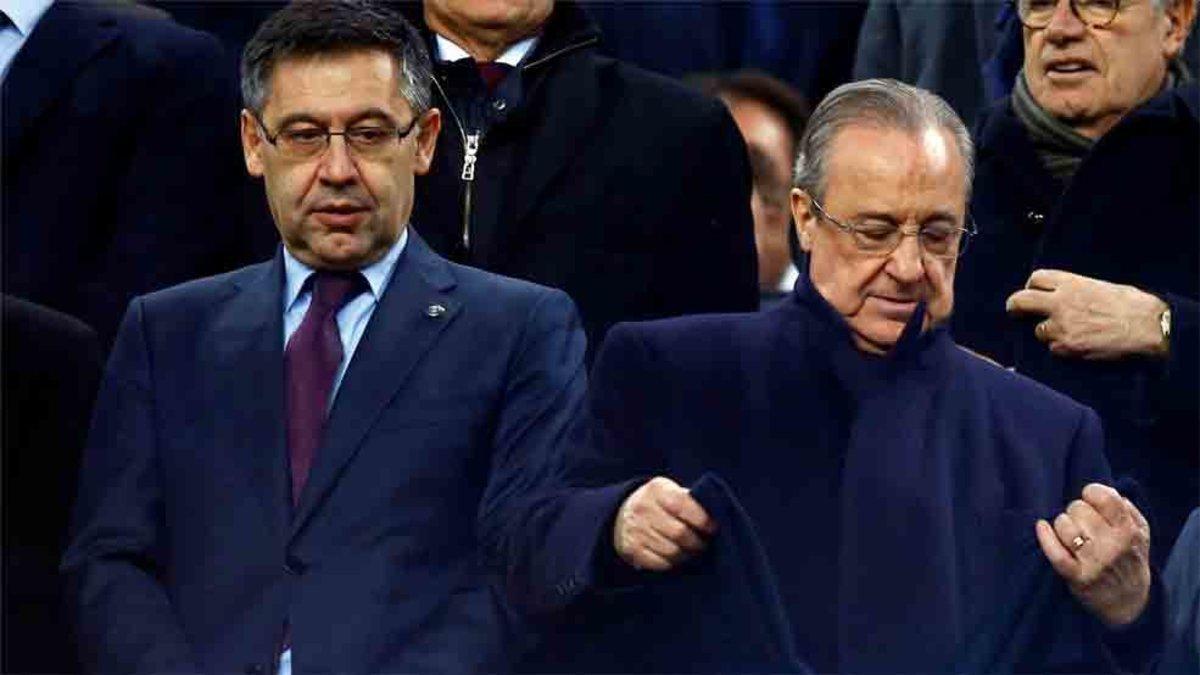 Bartomeu y Florentino estarán el lunes en Madrid