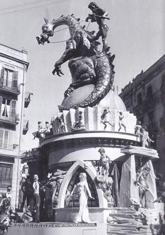 Falla Reino de València de 1957, ganadora del primer premio de Especial