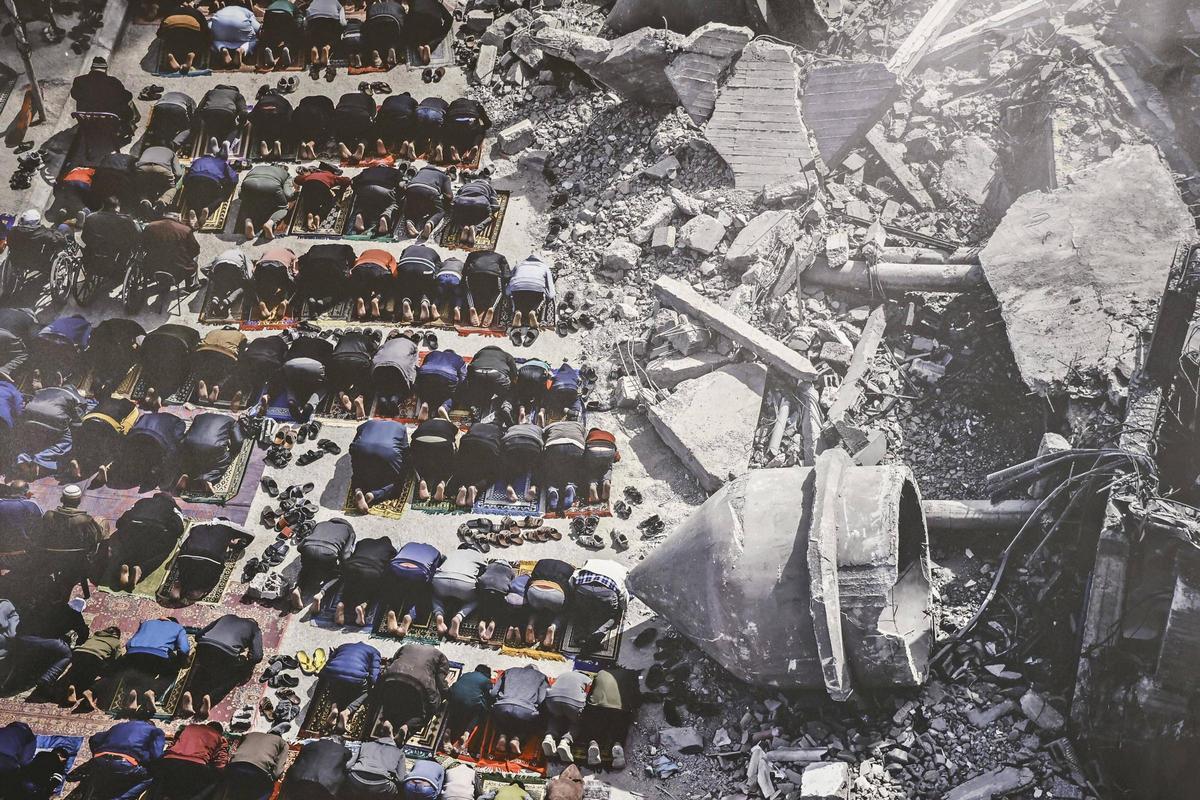 Les imatges de l'exposició fotogràfica de Gaza