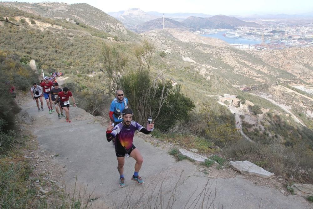 Ruta de las Fortalezas 2018 subida del Monte del Calvario