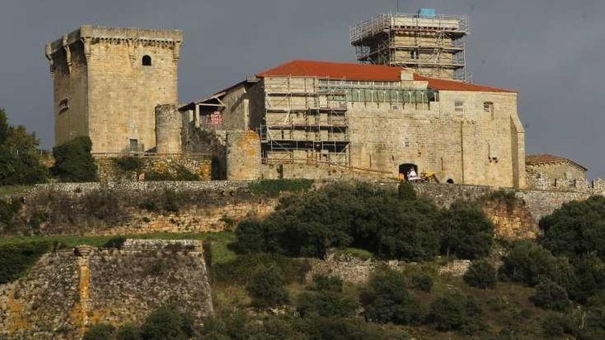 El castillo durante las obras. // Jesús Regal