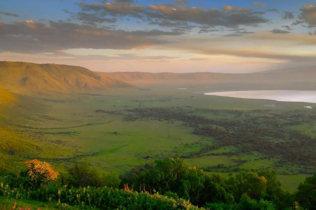 El cráter de Ngorongoro