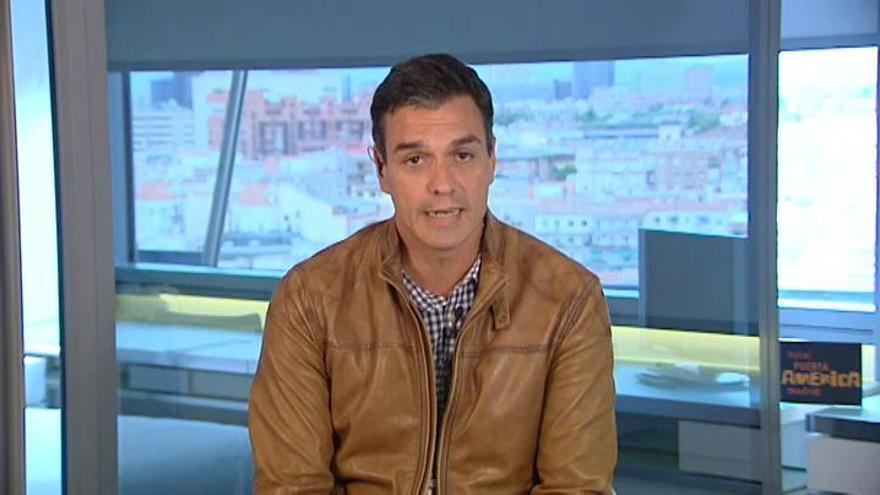 Sánchez reitera que su prioridad será conseguir la dimisión de Rajoy