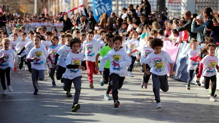 Los niÃ±os corren por edades.