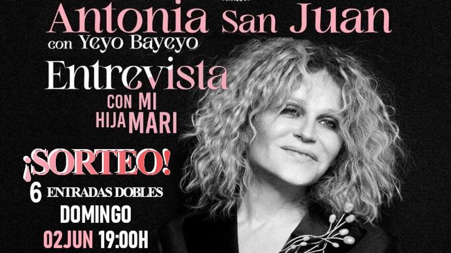 ¡Gana entradas para el espectáculo de Antonia San Juan con LA PROVINCIA!