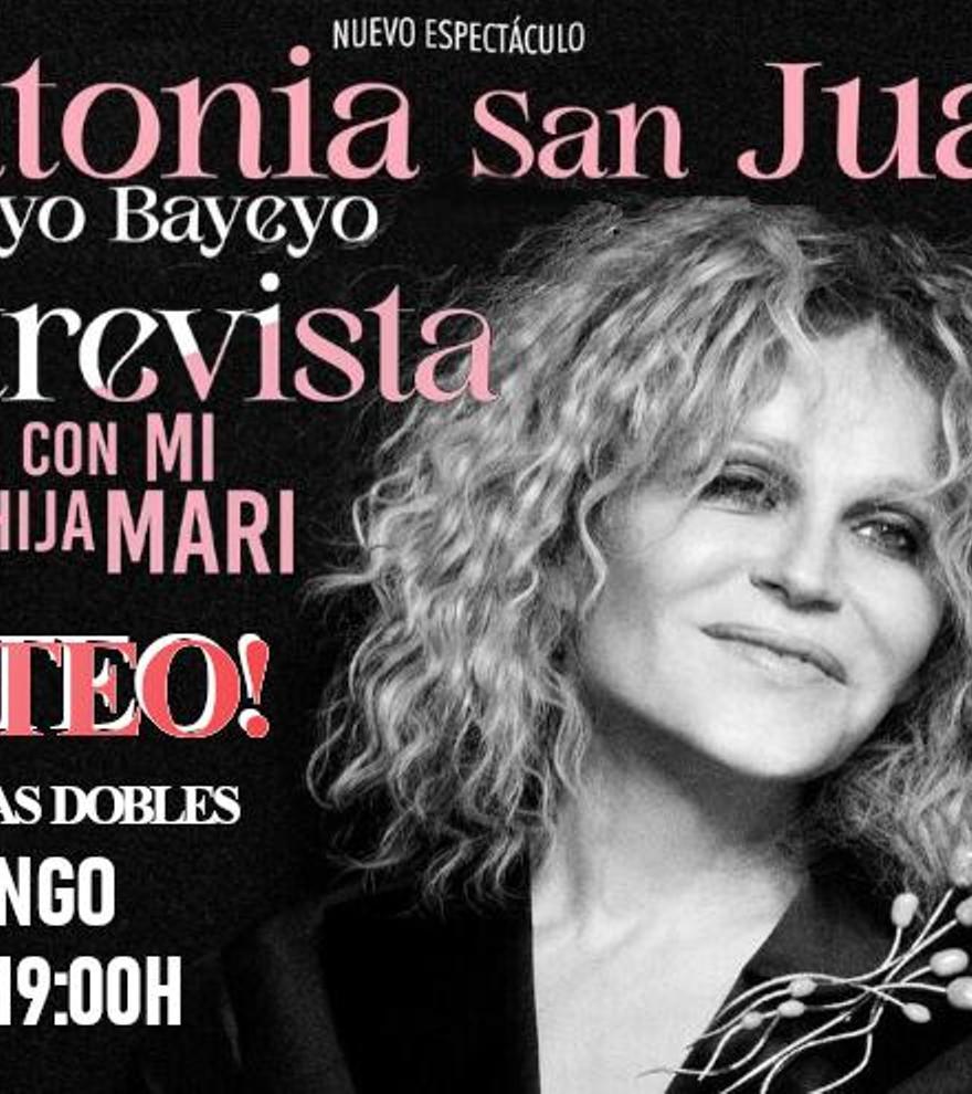 ¡Gana entradas para el espectáculo de Antonia San Juan con LA PROVINCIA!