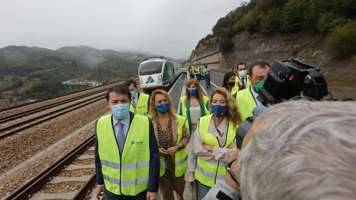 Día histórico para Asturias: Adif inicia las pruebas en los túneles de la variante de Pajares