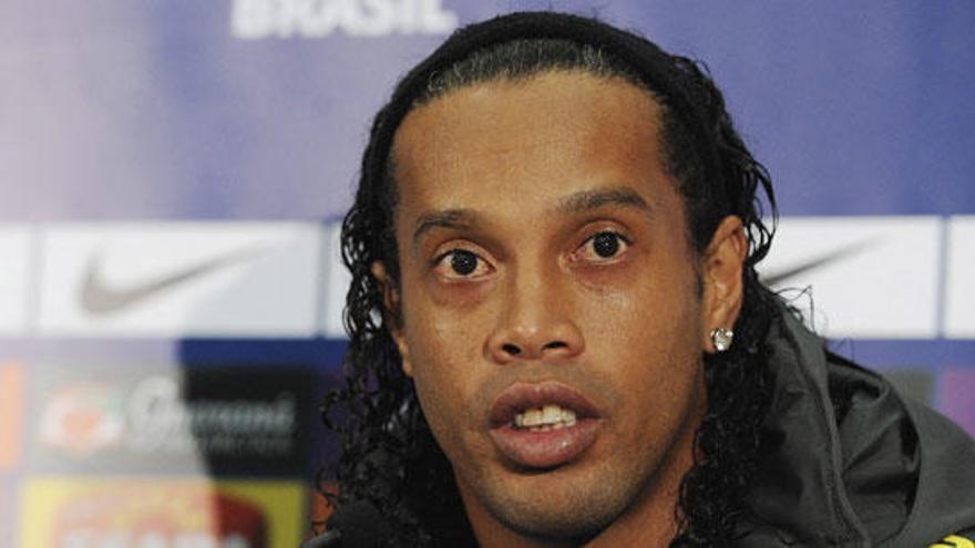 El jugador brasileÃ±o, Ronaldinho.