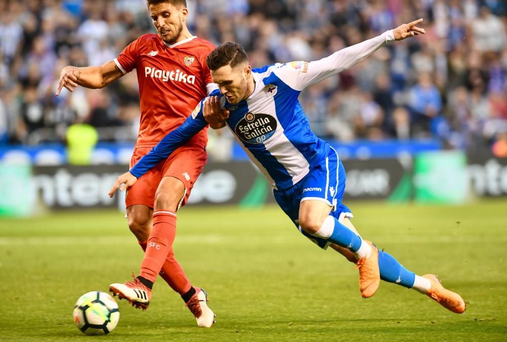 El Dépor no pasa del empate ante el Sevilla