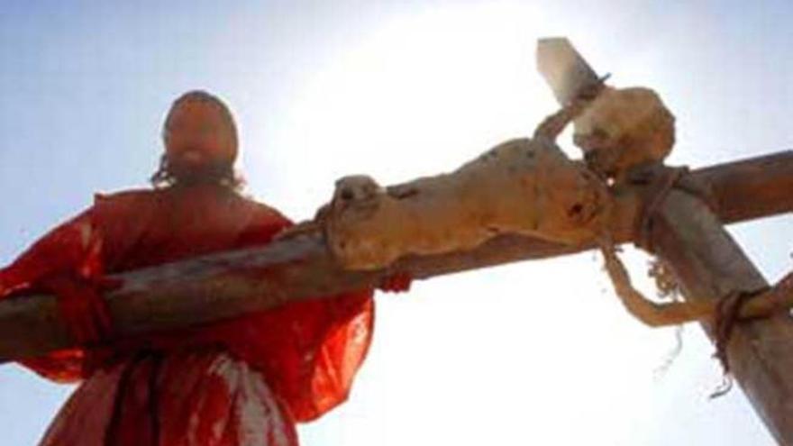 Fotograma de ´Fist of Jesus´ o ´Puño de Jesús´, que protagoniza Marc Velasco, rodado íntegramente en Ibiza.