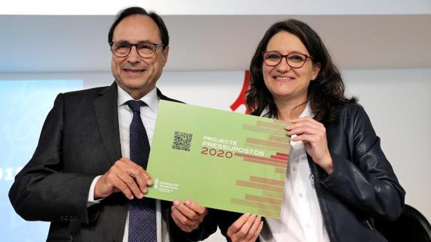 El conseller Vicent Soler presenta los presupuestos de la Generalitat 2020