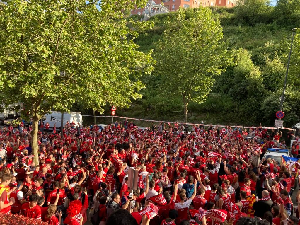 La festa prèvia al partit entre el Baxi i el Ludwigsburg