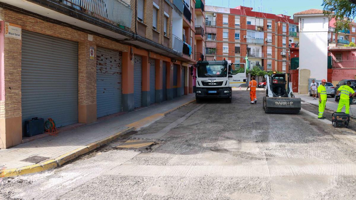 El inicio de las obras en Torrent.