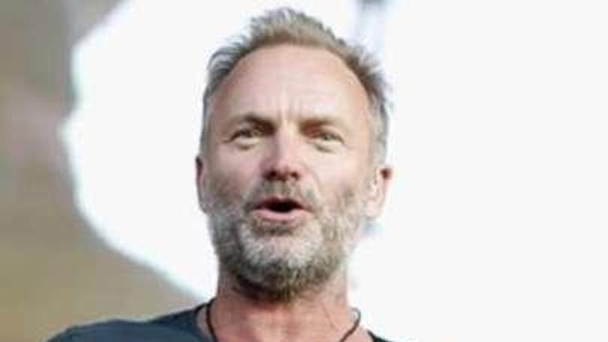 El cantante Sting.