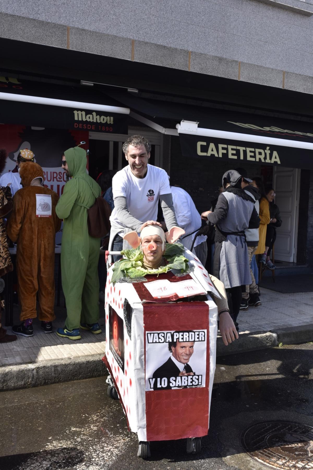 Participantes en la carrera de los pinchos.