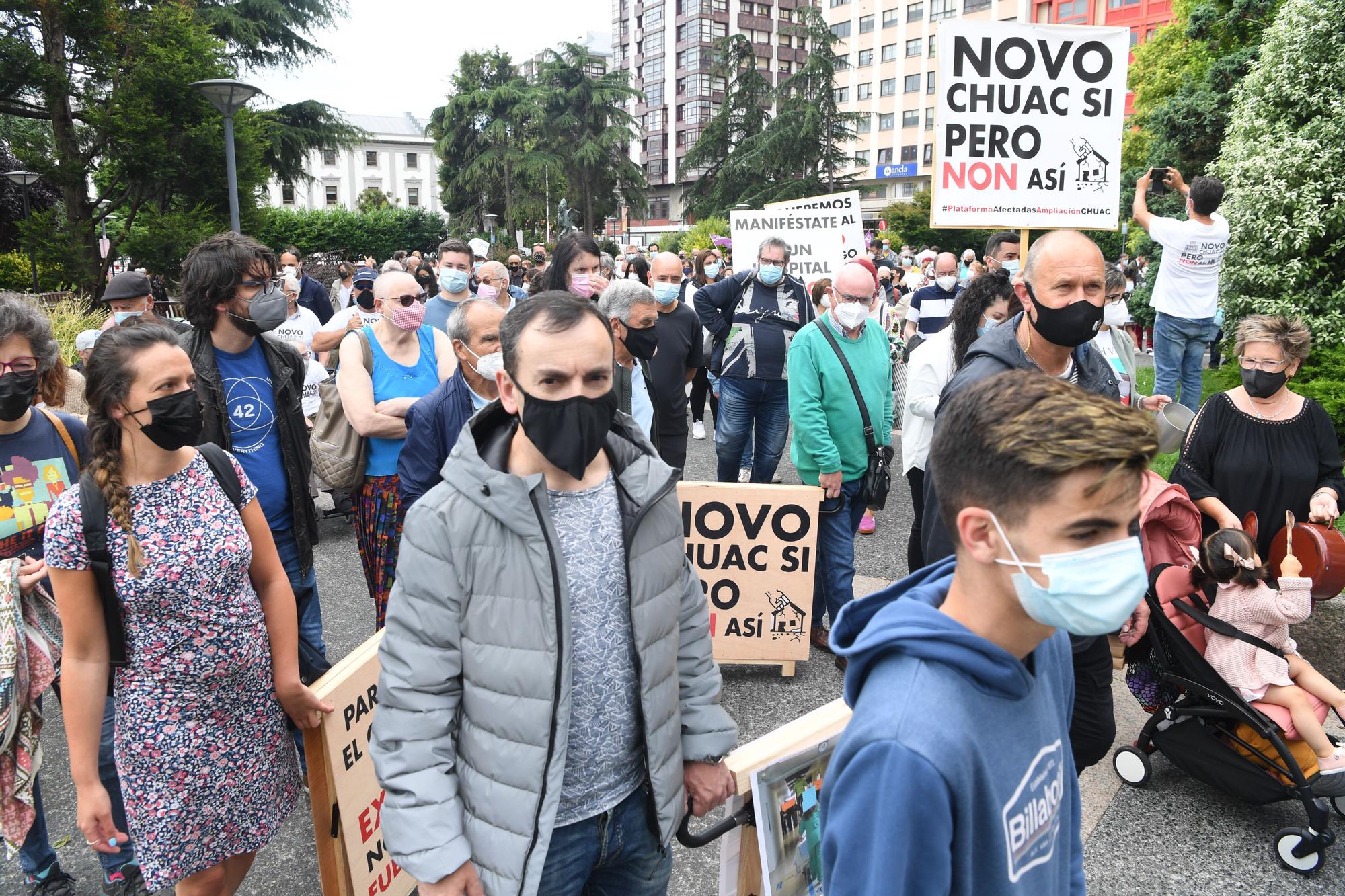 Manifestación en A Coruña para exigir un nuevo hospital