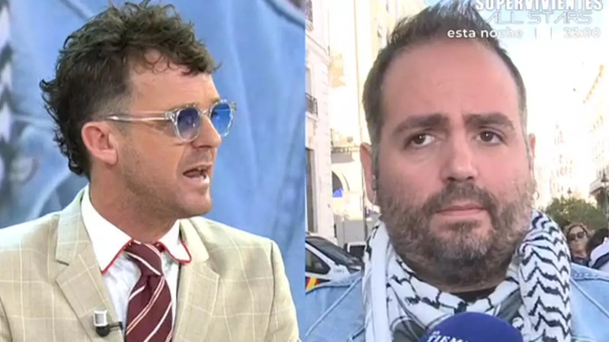 Joaquín Prat corta una bronca entre Aldo Comas y un manifestante tras llamarle "cocainómano" en directo