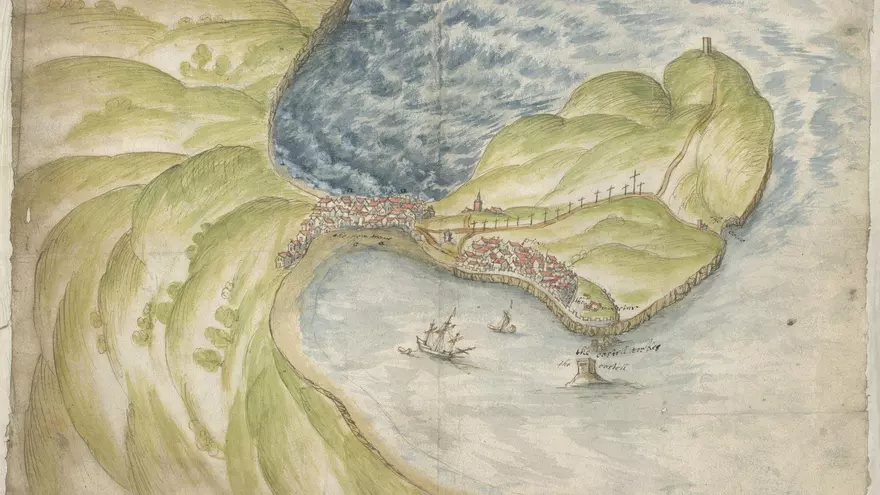 El primer mapa de A Coruña, una joya escondida en Reino Unido