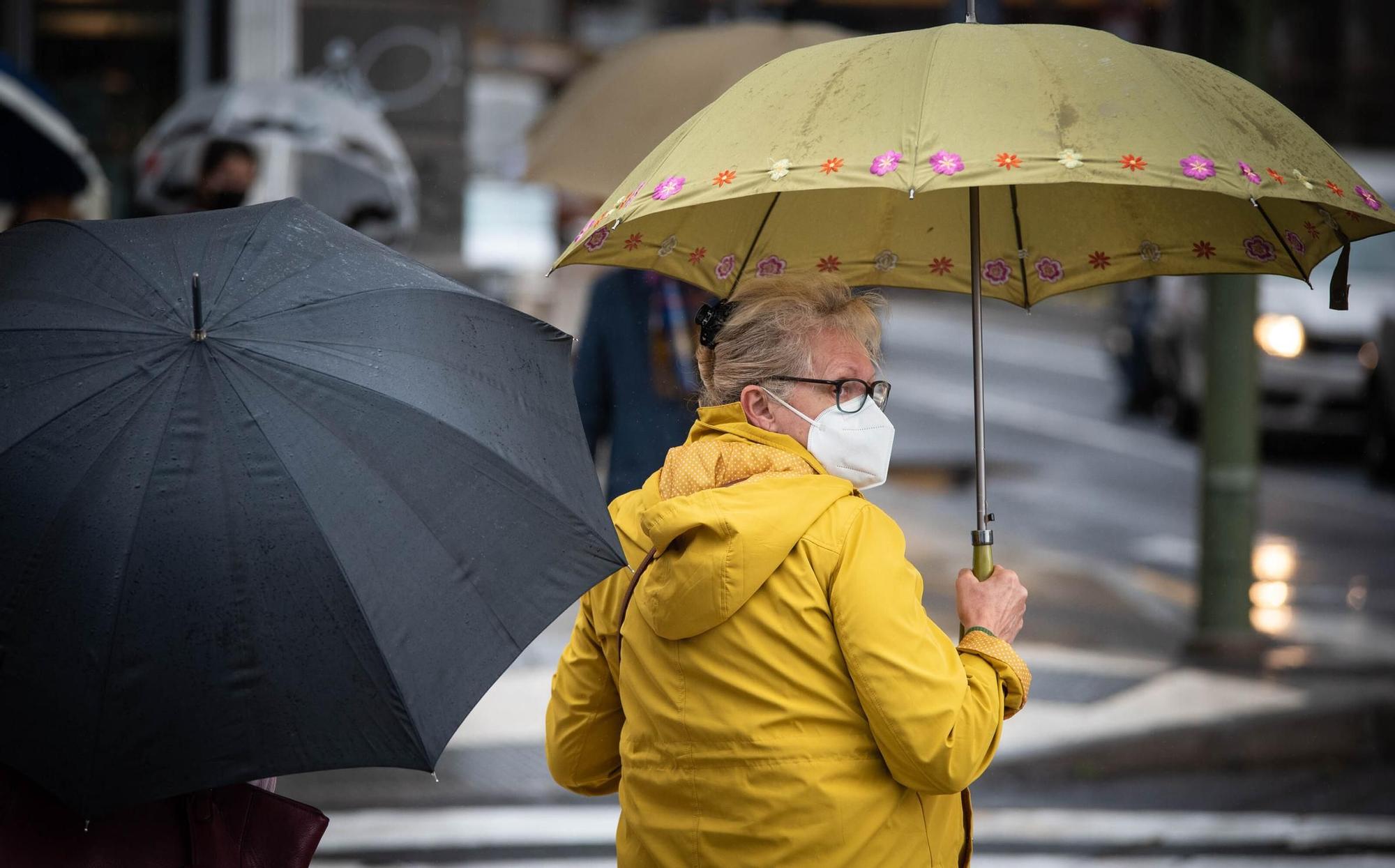 Viernes de lluvia, viento y nieve en Tenerife