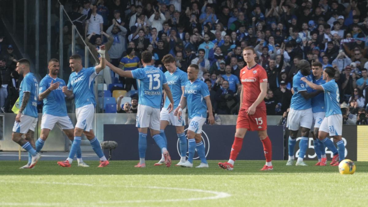 Lukaku celebra el gol ante la Fiore